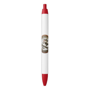 [600] Black and Gold Sacred Eastern Dragon Pen