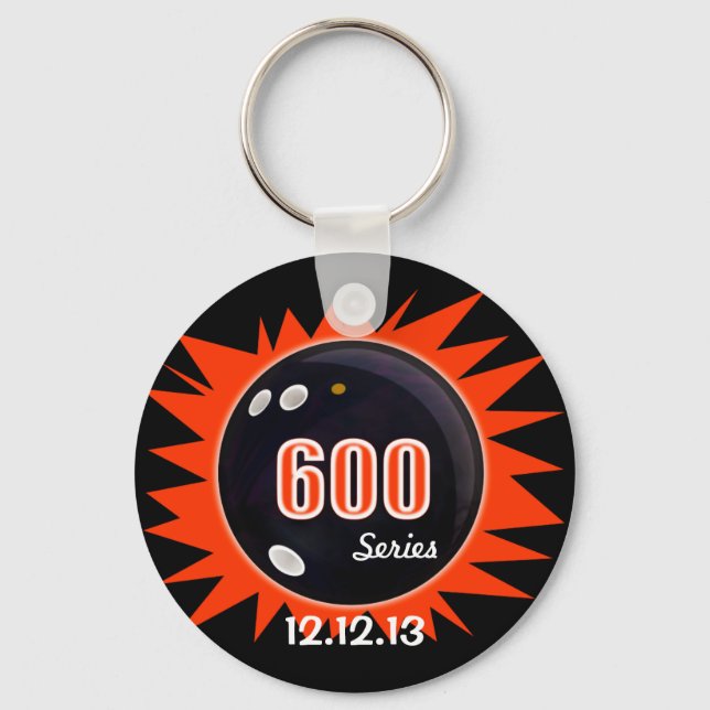 600 Bowling Series Keychain (Front)