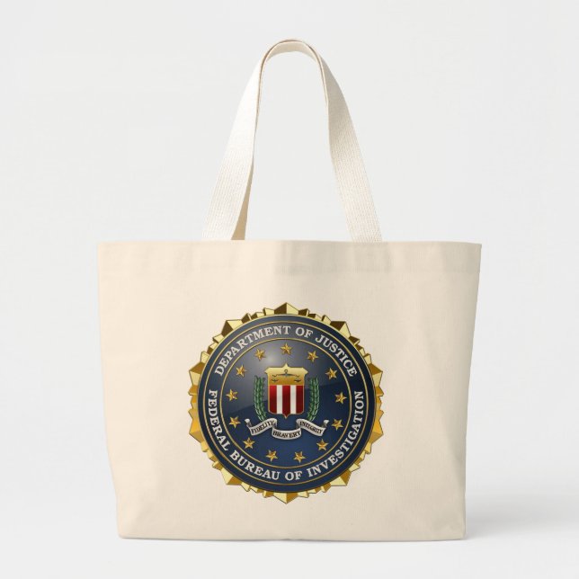 [600] FBI Special Edition Large Tote Bag (Front)