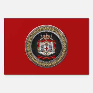 [600] Knights Templar Coat of Arms Sign
