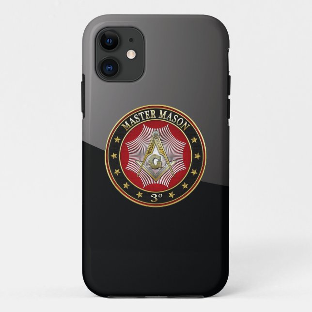 [600] Master Mason - 3rd Degree Square & Compasses Case-Mate iPhone Case (Back)
