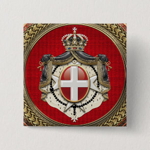 [600] Order of Malta - SMOM Coat of Arms Button