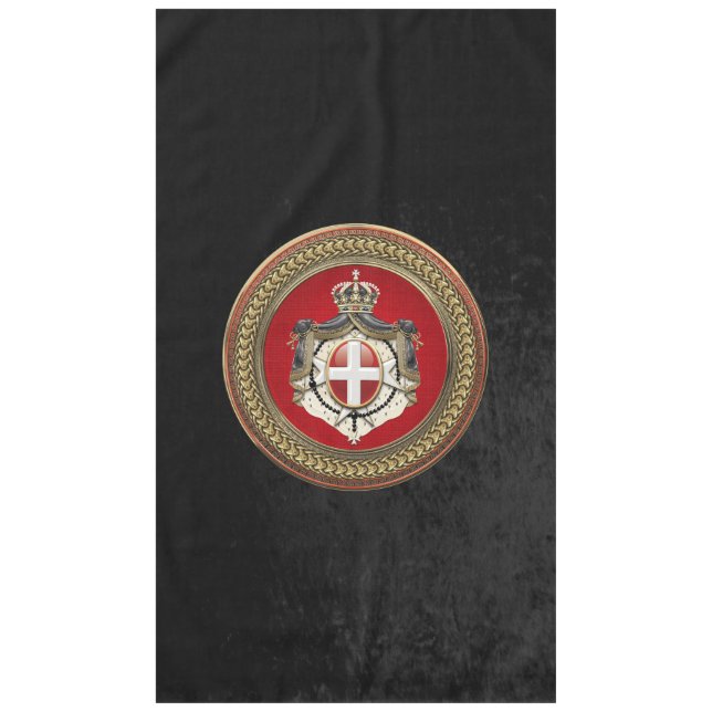 [600] Order of Malta - SMOM Coat of Arms Tablecloth