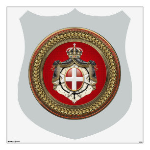 [600] Order of Malta - SMOM Coat of Arms Wall Decal