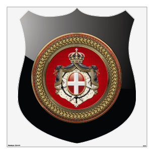[600] Order of Malta - SMOM Coat of Arms Wall Decal