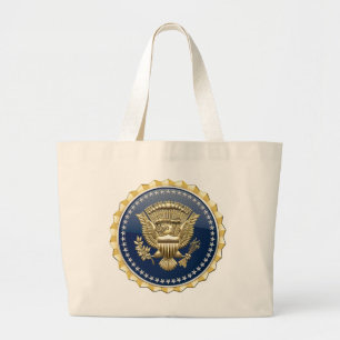 [600] Presidential Service Badge [PSB] Large Tote Bag