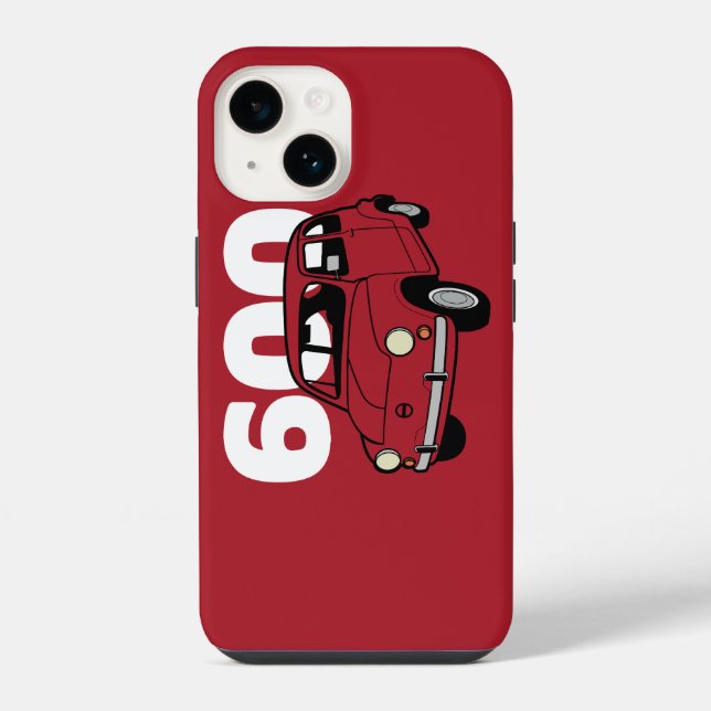 600 red v2 iphone case (Back)