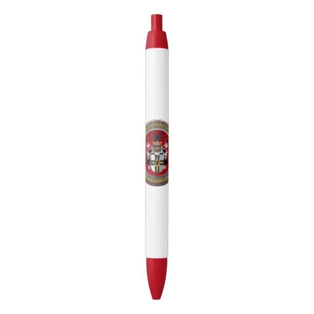 [600] Teutonic Order Coat of Arms Pen (Front Vertical)