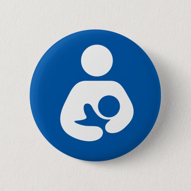 600px-Breastfeeding-icon-med.svg Pinback Button (Front)
