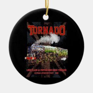 60163 Tornado Vintage Steam Train Locomotive  Ceramic Ornament