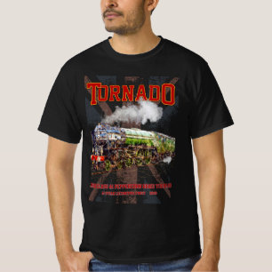 60163 Tornado Vintage Steam Train Locomotive T-Shirt