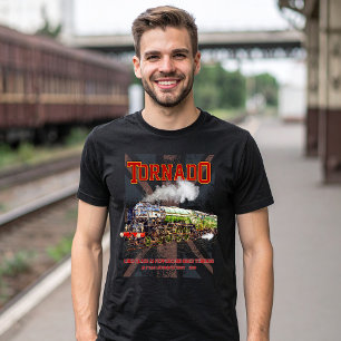 60163 Tornado Vintage Steam Train Locomotive  T-Shirt