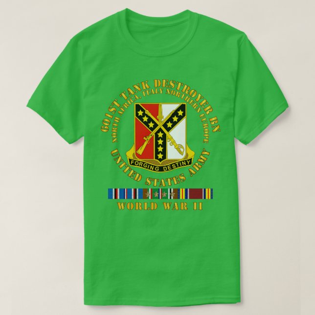 601st Tank Destroyer Bn DUI EUR SVC WWII (Design Front)