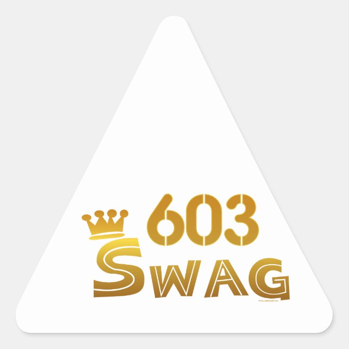 603 New Hampshire Swag Sticker
