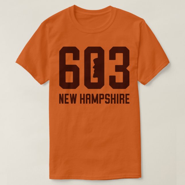 603 Old Man of the Mountain Alternate Brown T-Shirt (Design Front)