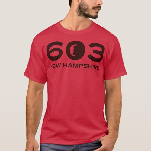 603 Old Man of the Mountain Rounded Alternate Brow T_Shirt