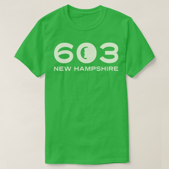 603 Old Man of the Mountain Rounded Alternate Tan T-Shirt (Design Front)