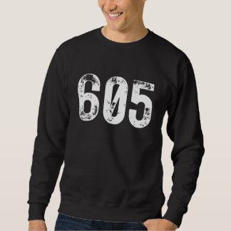 605 Area Code South Dakota Mobile Telephone Area C Sweatshirt
