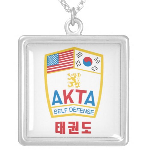 606_1 AKTA Square Sterling Silver Necklace