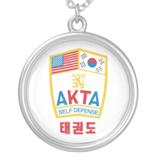 606 AKTA Round Sterling Silver Necklace