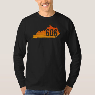 606 Kentucky Map Morehead Pikeville Middlesborough T-Shirt