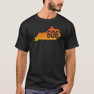 606 Kentucky Map Morehead Pikeville Middlesborough T-Shirt