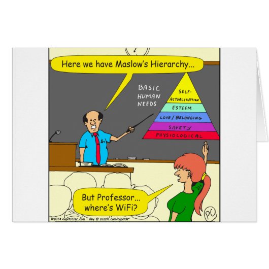 607 basic human needs cartoon cards (Front Horizontal)