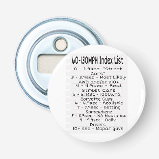 60-130 Index List Bottle Opener
