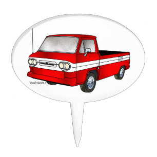 60-61 Corvair Rampside Pickup Cake Topper