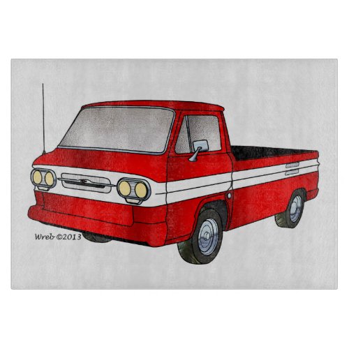 60_61 Corvair Rampside Pickup Cutting Board