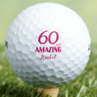 60 and Amazing Friend Gift – Pink 60th Birthday