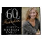 60 and Fabulous Elegant Black 60th Birthday Photo