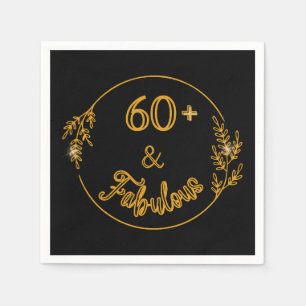 60 and fabulous napkins