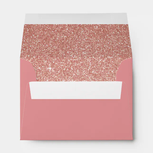 60 And Sassy Birthday Rose Gold Blush Pink Glitter Envelope Zazzle