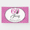 60 and Sassy Custom 60th Birthday Pink Glitter