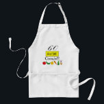 60 and Still Cookin' Apron<br><div class="desc">Apron with "60 and still cookin!" with veggies at the bottom.</div>