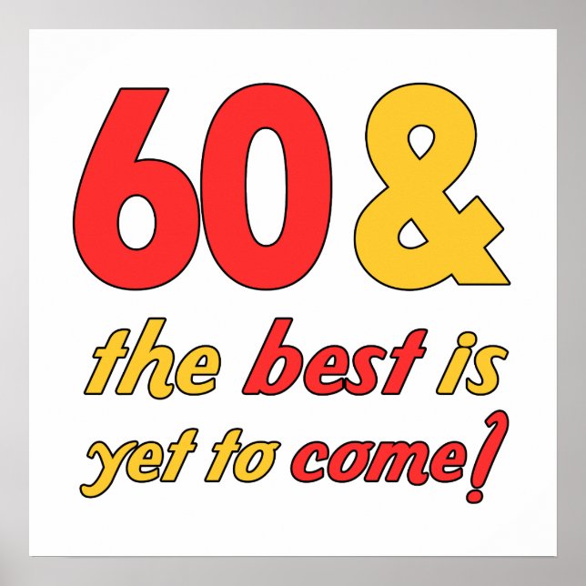 60 Best Birthday Gifts Poster (Front)