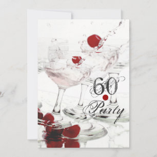 60 Birthday celebration party major CUSTOMIZE Invitation