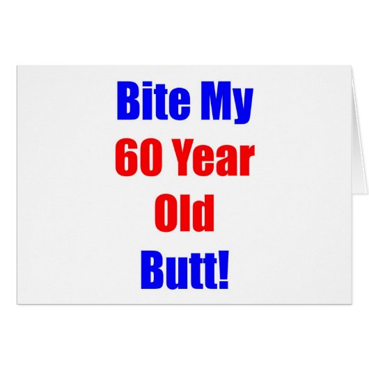 60 Bite My Butt Cards (Front Horizontal)