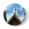 60 Blessed Years Old Country Church Button Pin