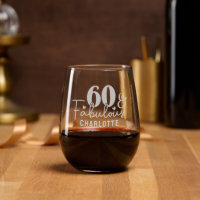 60 & Fabulous Sixtieth Birthday Personalized Name
