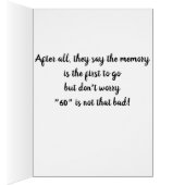 ***60*** IS NOT SO BAD "SO THEY SAY" (Inside (Right))