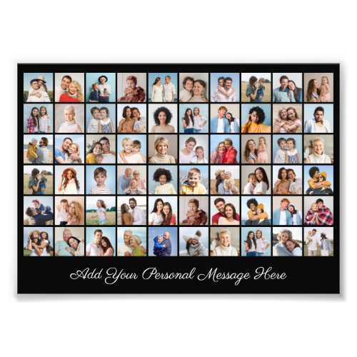 60 Photo Collage Add A Greeting Photo Enlargement