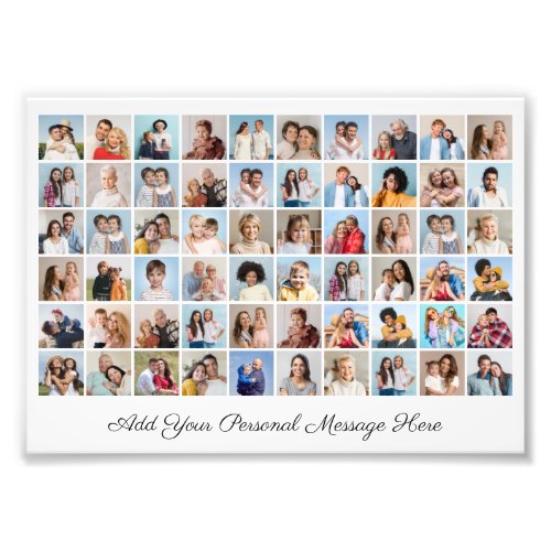 60 Photo Collage Add A Greeting Photo Enlargement