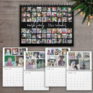 60 Photo - Custom Modern Family Template Calendar