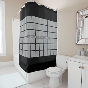 60 Photo Template Collage - Can Edit Color Shower Curtain
