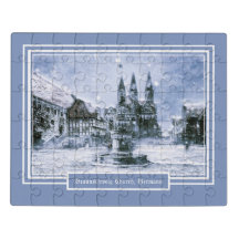 60 pieces Braunschweig Church Winter Snowy