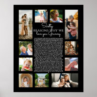 60 reasons why we love you vintage photo montage