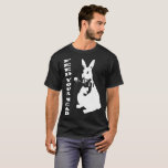 60_s Inspired White Rabbit Alice In Wonderland Hip T-Shirt<br><div class="desc">60_s Inspired White Rabbit Alice In Wonderland Hippy Teacher farm</div>