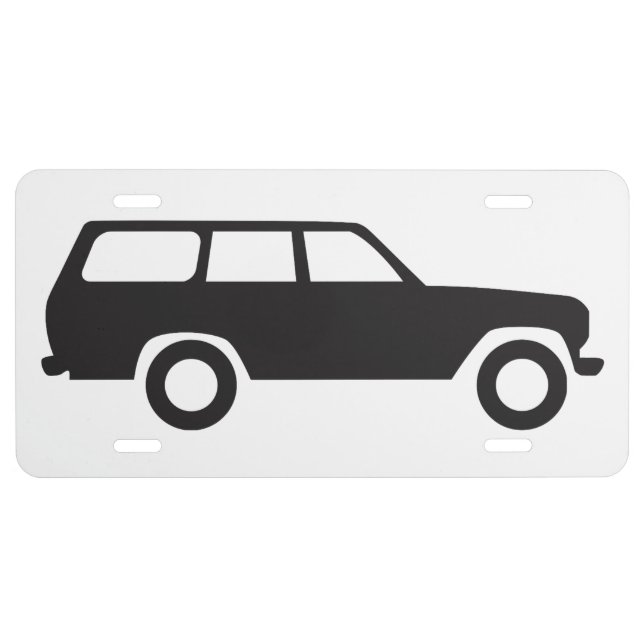 60 Series Toyota Land Cruiser License Plate (Front)